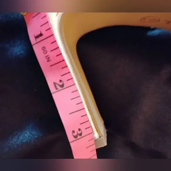 The Drop Silver Strappy Heels Square Toe Mule Sandals Metallic Dressy Womens 10 - Picture 6 of 7